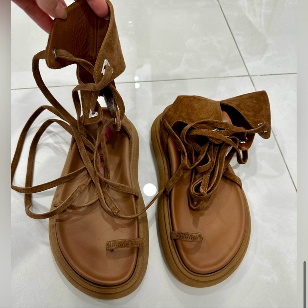 Brown Gladiator Sandals
